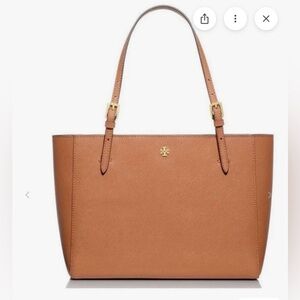 Tory Burch Camel Leather Tote